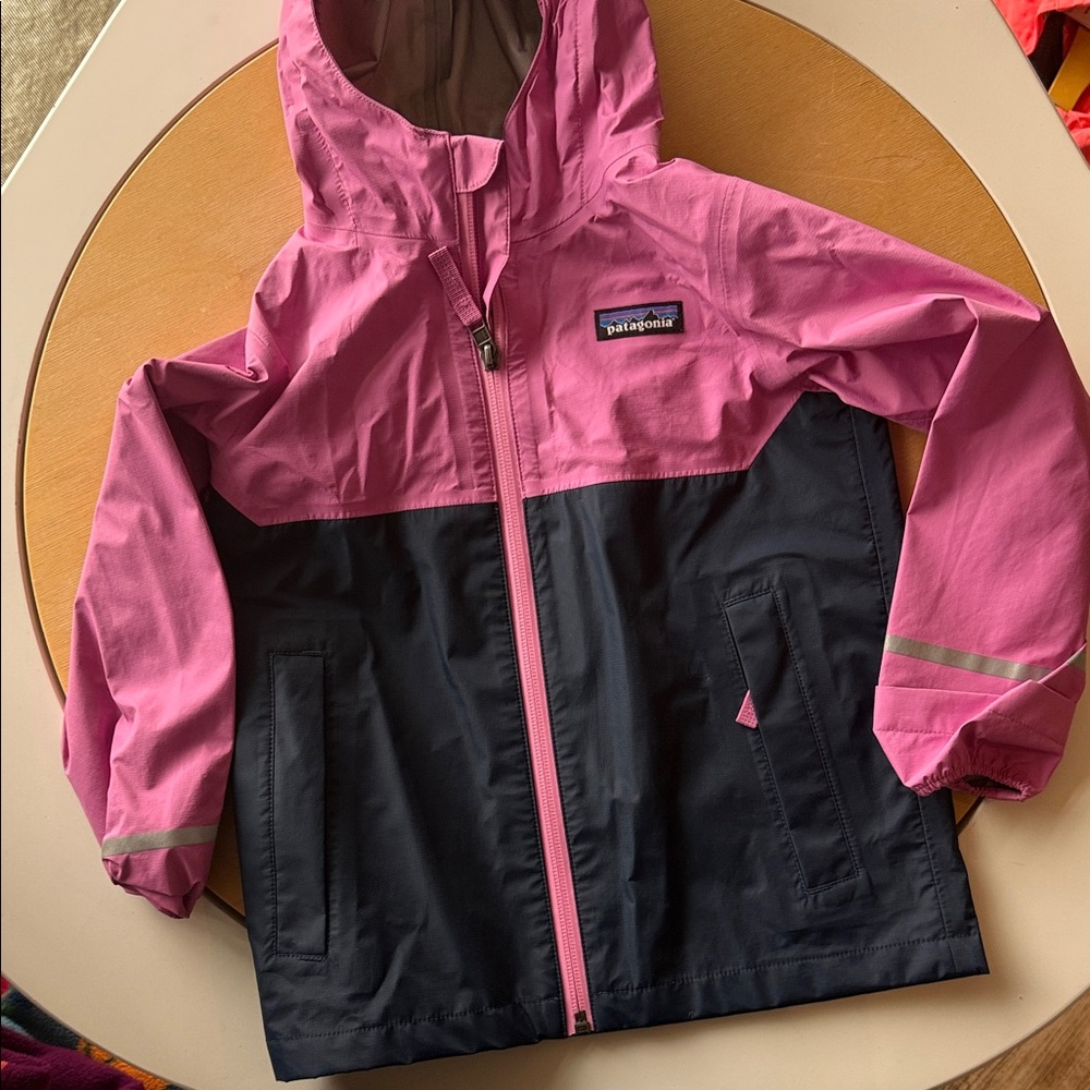 Patagonia Two-Tone Purple and Black rain Jacket